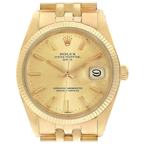 14k gold rolex price|Rolex 1503 14k gold watch.